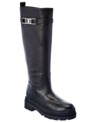 Ferragamo Ferragamo Ryder Leather Knee-High Boot