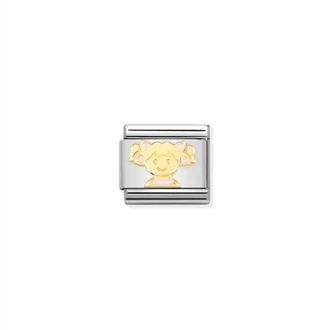 Nomination Unisex Family Links Bracelet In Pink Girl