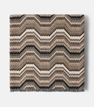 Missoni Merano Zigzag wool-blend throw