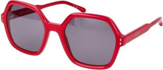 Isabel Marant Rode zonnebril IM 0152/S C9A - Dames - Zonnebrillen - Rood - 55 MM - Accessoires