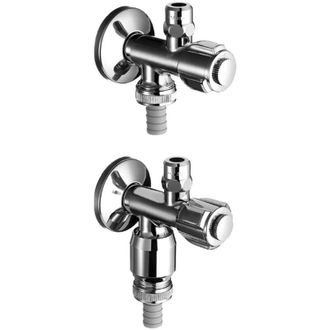 Schell V&aacute;lvula De &Aacute;ngulo De Aguja Doble Schell Comfort, Con (rv)