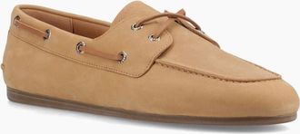 Sperry Top-Sider Mens Sperry Slimboat Boat Leather Mens Tan Boat Shoes - Brown - Size: 10
