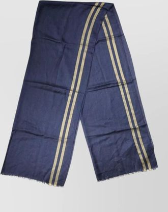 Dolce & Gabbana cashmere silk fringed scarf