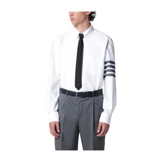 Thom Browne Heren, Overhemden, Wit, Maat: XL