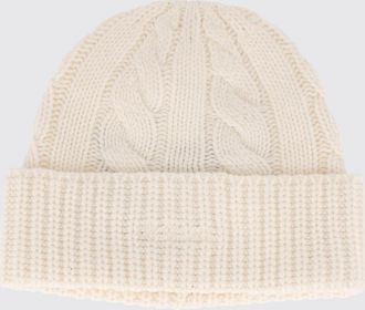 MC2 Saint Barth Ribbed Pure Wool Cuffed Beanie with Embroidered Logo