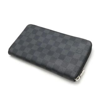 Louis Vuitton Pre-owned Wallets, male, Black, Size: ONE SIZE Pre-owned Damier Graphite Zippy Organizer Long Wallet N60111