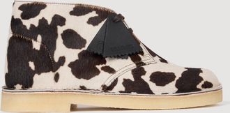 Sandro Animal-print Desert Boots