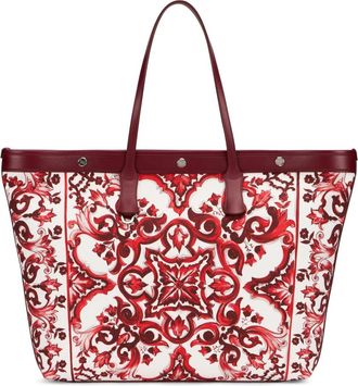 Dolce & Gabbana Atene Shopper - Dames - Shoppers - Rood - ONE Size - Katoen - Tassen