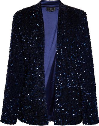 Faina Blazer met pailletten Dames marine