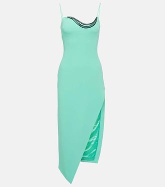 DAVID KOMA Embellished midi dress