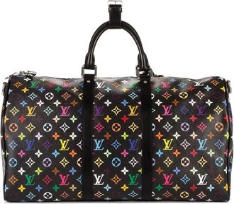 Louis Vuitton x Takashi Murakami Borsone Keepall 50 - Nero
