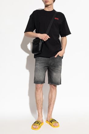 Diesel T-shirt T-BOXT-BISK, Mens, Black