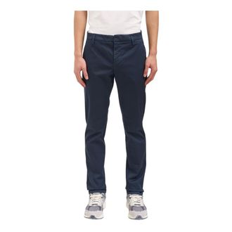 Dondup Chinos, male, Blue, Size: W34 Gaubert Slim Chino