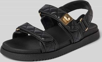 Steve Madden Sandalette aus Leder mit Steppn&auml;hten Modell Mona in Black, Gr&ouml;&szlig;e 36