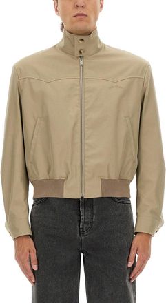 Alexander McQueen Harrington Cropped Jacket-Uomo