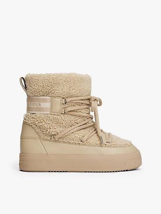 Tommy Hilfiger Faux Shearling Snow Boots