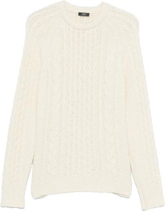 Hosio Maglione con lavorazione intrecciata - Toni neutri