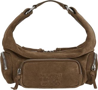 Margesherwood City Mini Suede Hobo Bag in Cappuccino Suede at Nordstrom