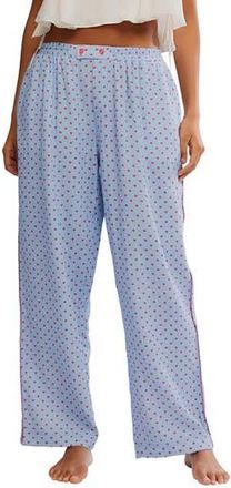 Free People Be Mine Pajama Pants in Blue at Nordstrom Rack, Size X-Small