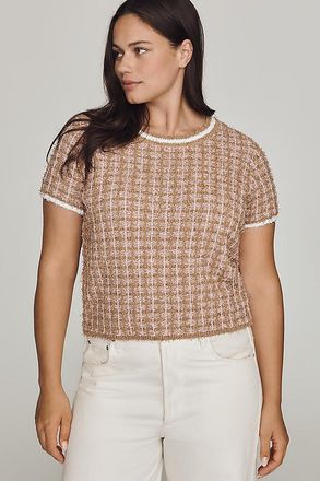 endless rose Textured Short Sleeve Top