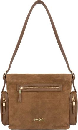 Pierre Cardin Bolso de Hombro de Cuero - Bags - Mujer - Marr&oacute;n - ONE SIZE