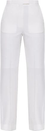 Alexander McQueen Pantaloni con cintura - Bianco