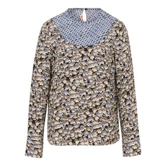 Marni Blouses, female, Multicolor, Size: S Silk Woven Top