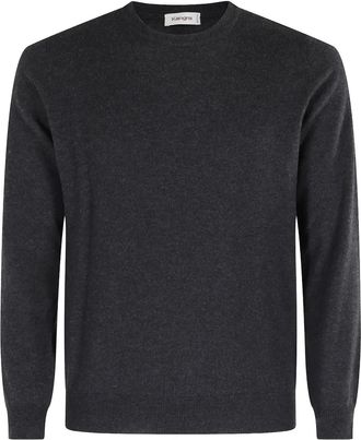 KANGRA Maglione girocollo in cashmere - Grigio