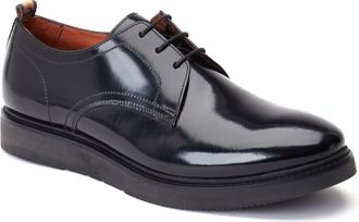Base London Roly Leren Zwarte Oxford Schoenen Voor Heren
