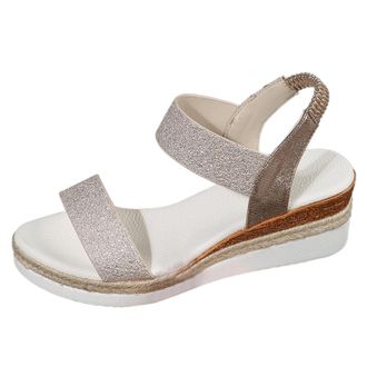 Generic Espadrille Wedge Sandals for Women Braided Platform Sandals Buckle Up Ankle Strap Open Toe Sandals Dressy Shoes Wide Fit Sandals Casual Wedges Shoes f