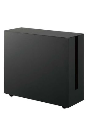 Yamazaki Tableware Rolling Cable Management Box in Black at Nordstrom