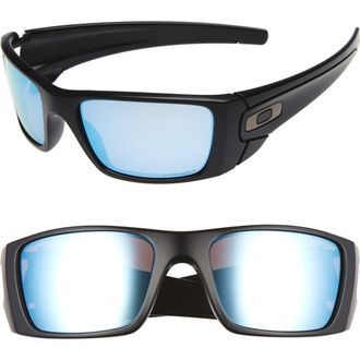 Oakley Fuel Cell PRIZM 60mm Polarized Sunglasses in Black at Nordstrom