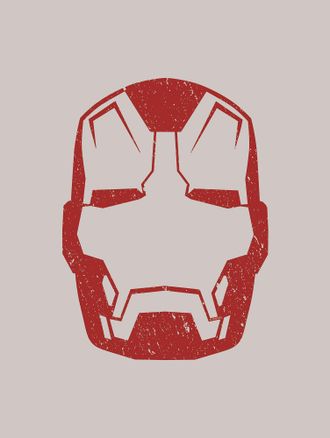Komar Bild »Iron Man Helmet MK 43« Natur 1 Stk. tlg. Wandbild zur Dekoration im Kinderzimmer - ohne Rahmen