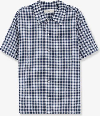 Dunst Camicia in misto cotone con motivo check - DUNST - gender_Man