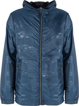 Geox Lichtgewicht Jack met Capuchon - Heren - Jassen - Blauw - Maat: S