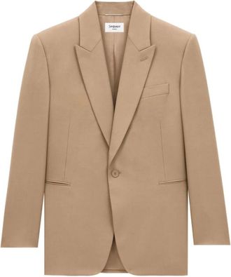 Saint Laurent Hombre, Chaquetas, Beige, Talla: M