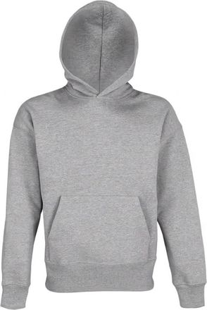 SOLS Unisex Adult Origin Oversized Hoodie (Grijze Melange)