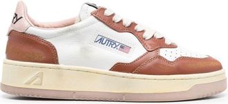 Autry Medalist low-top sneakers - women - Calf Leather/Calf Leather/Rubber/Fabric - 36 - White