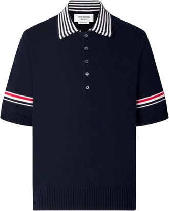 Thom Browne Uomo, Top, Blu, L, new