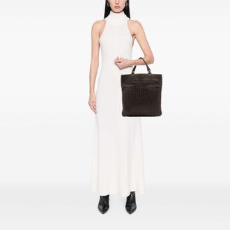 Bottega Veneta Geweven Leren Schoudertas