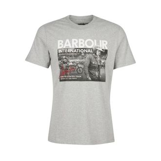 Barbour Heren, Tops, Grijs, Maat: XL Katoen