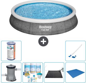 Bestway Piscina Bestway Fast Set Redonda - 396x84 Cm - 8-piezas S21445