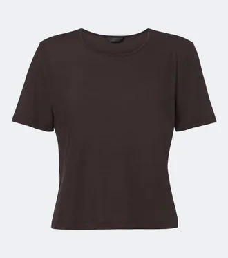 Leset Milo cropped cotton T-shirt
