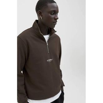 Jack & Jones ESSENTIALS sweater donkerbruin