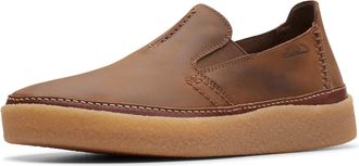Clarks Mens Oakpark Step Loafer, Beeswax Leather, 10 UK