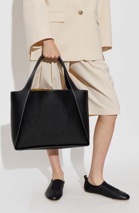 Stella McCartney Bag With Logo, Womens, Black