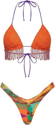 F**k Mujer, Trajes de ba&ntilde;o, Multicolor, Talla: L