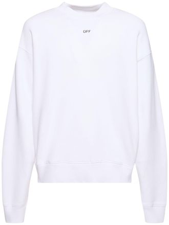 Felpa bianca off white clearance