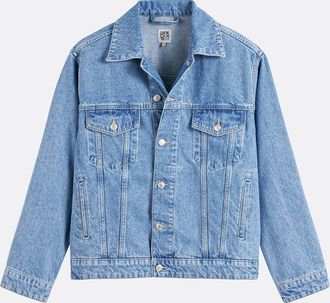 La Redoute Collections Oversized jeansvest met knopen