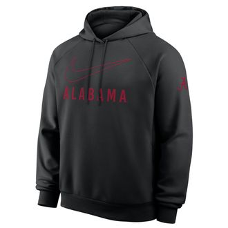 Nike Alabama Premium Performance Nike Mens Dri-FIT College Pullover Hoodie in Black | 03EJ00AABN-0SF